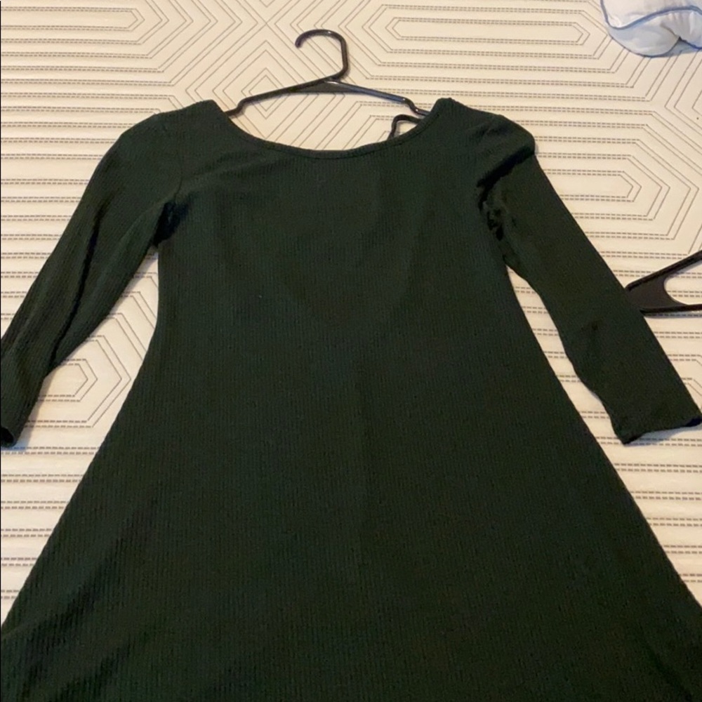 Forever 21 backless green dress